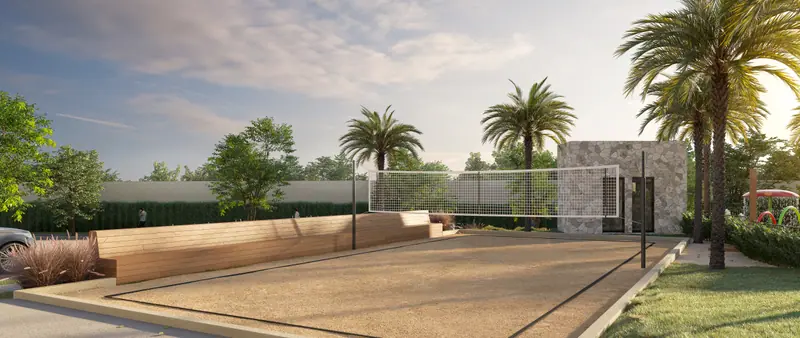 Quadra de beach tennis