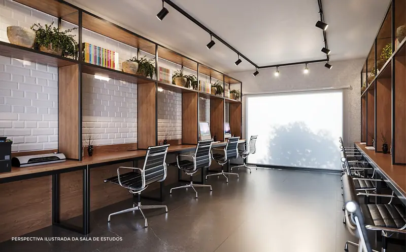 Coworking e sala de estudos